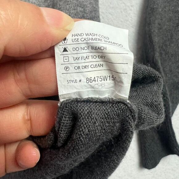 Repeat Silver Edition Sweater Womens 38/S Gray Black Cashmere Wool Ombre - Picture 6 of 7